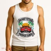 Sunset Vettes Of Northwest Florida Tank Top thumb 3