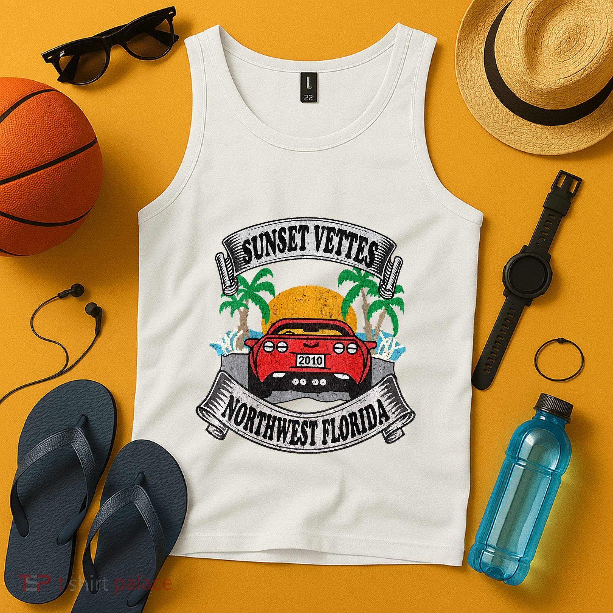 Sunset Vettes Of Northwest Florida Tank Top
