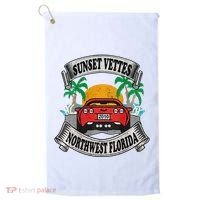 Sunset Vettes Of Northwest Florida Golf Towel thumb 0