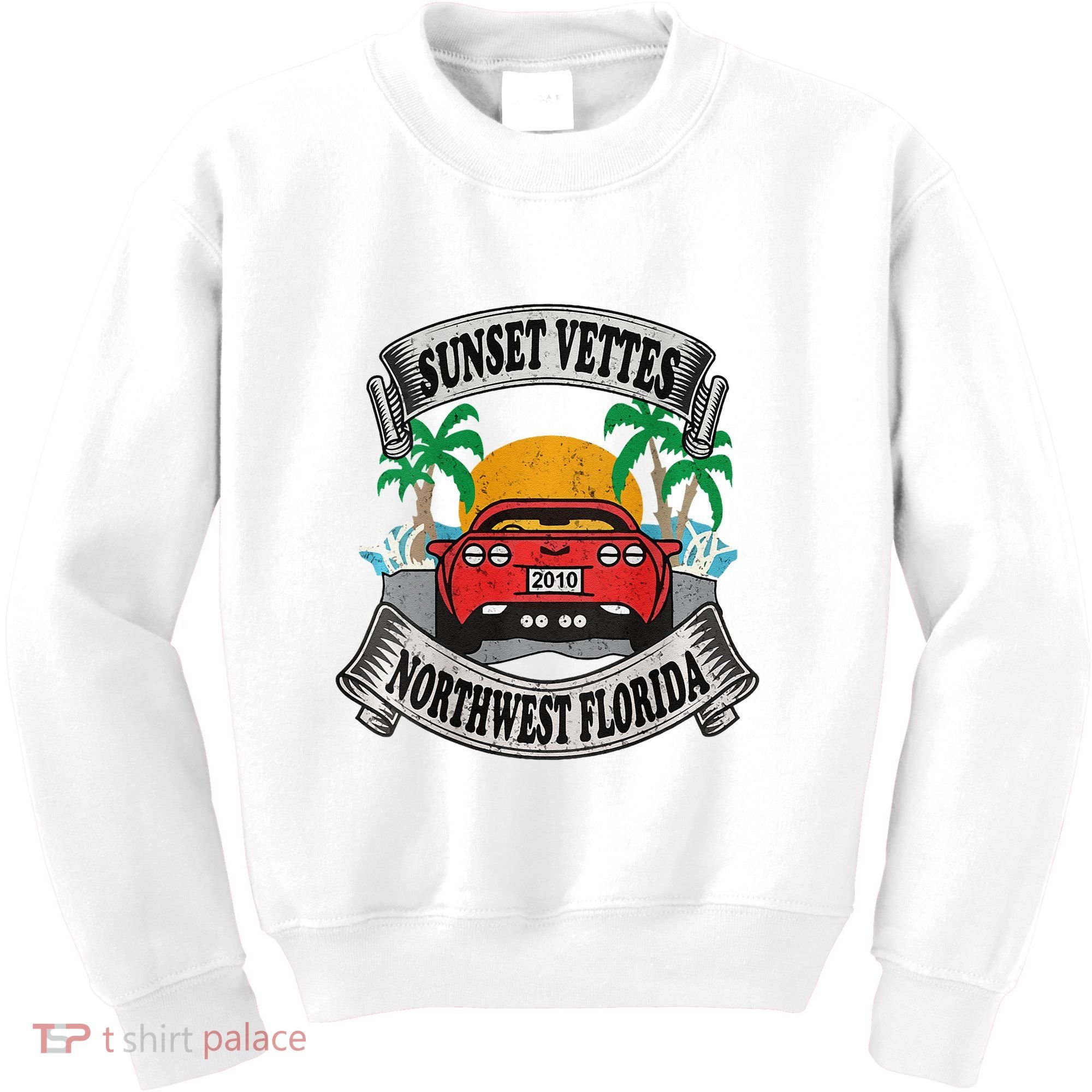 Sunset Vettes Of Northwest Florida Kids Sweatshirt