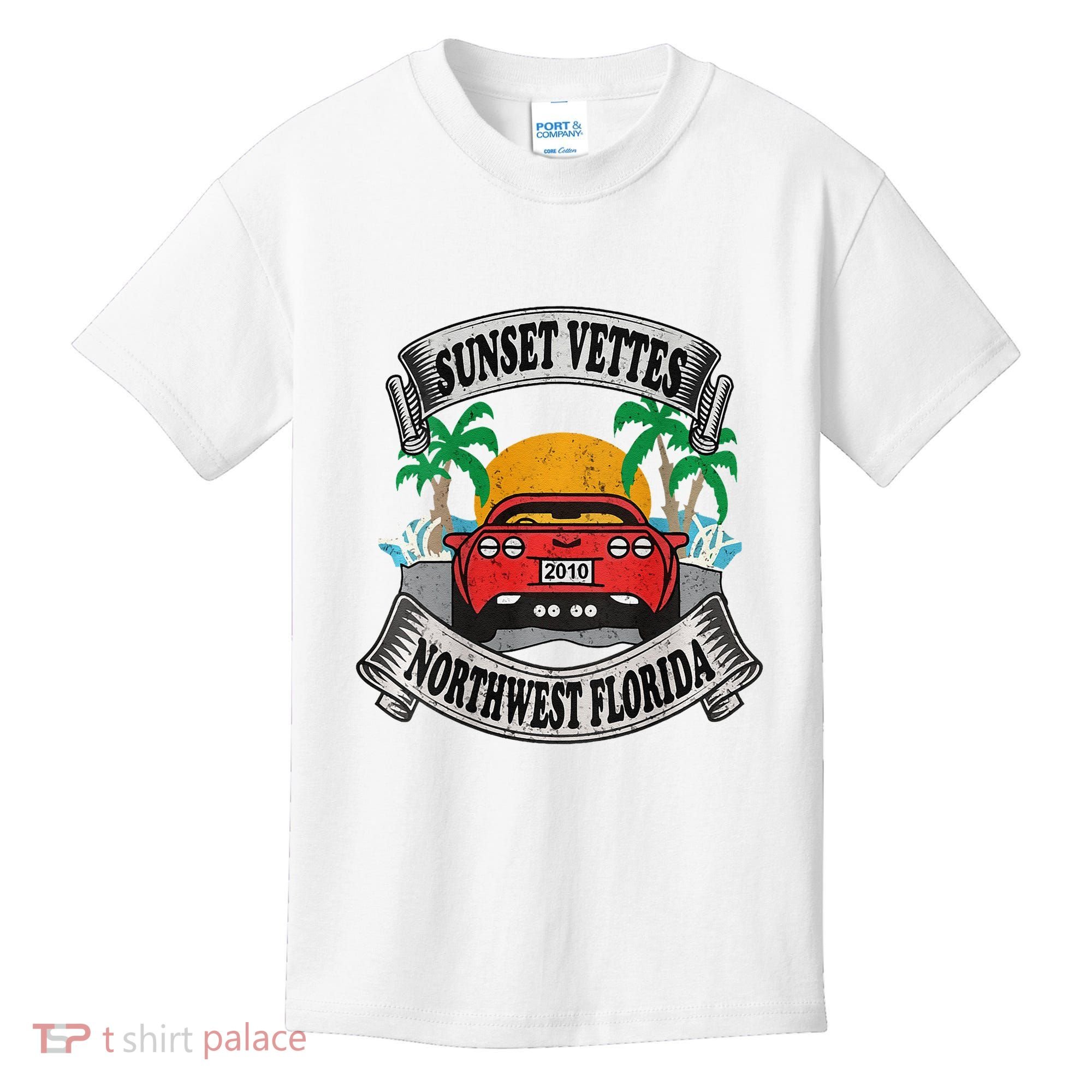 Sunset Vettes Of Northwest Florida Kids T-Shirt