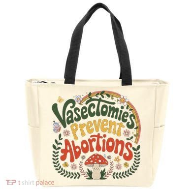 Sunset Vasectomies Prevent Abortions Vasectomy Tote Bag