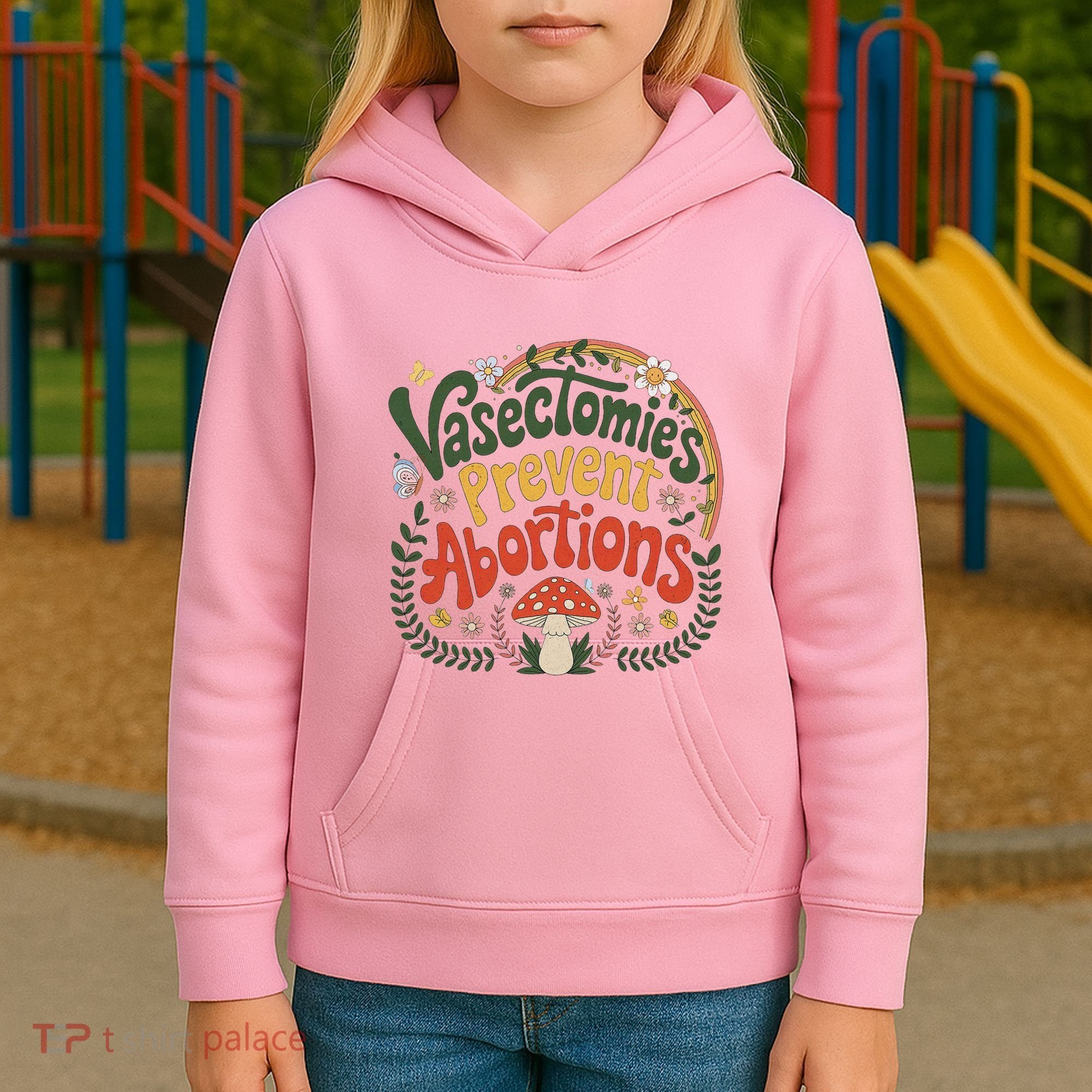 Sunset Vasectomies Prevent Abortions Vasectomy Kids Hoodie
