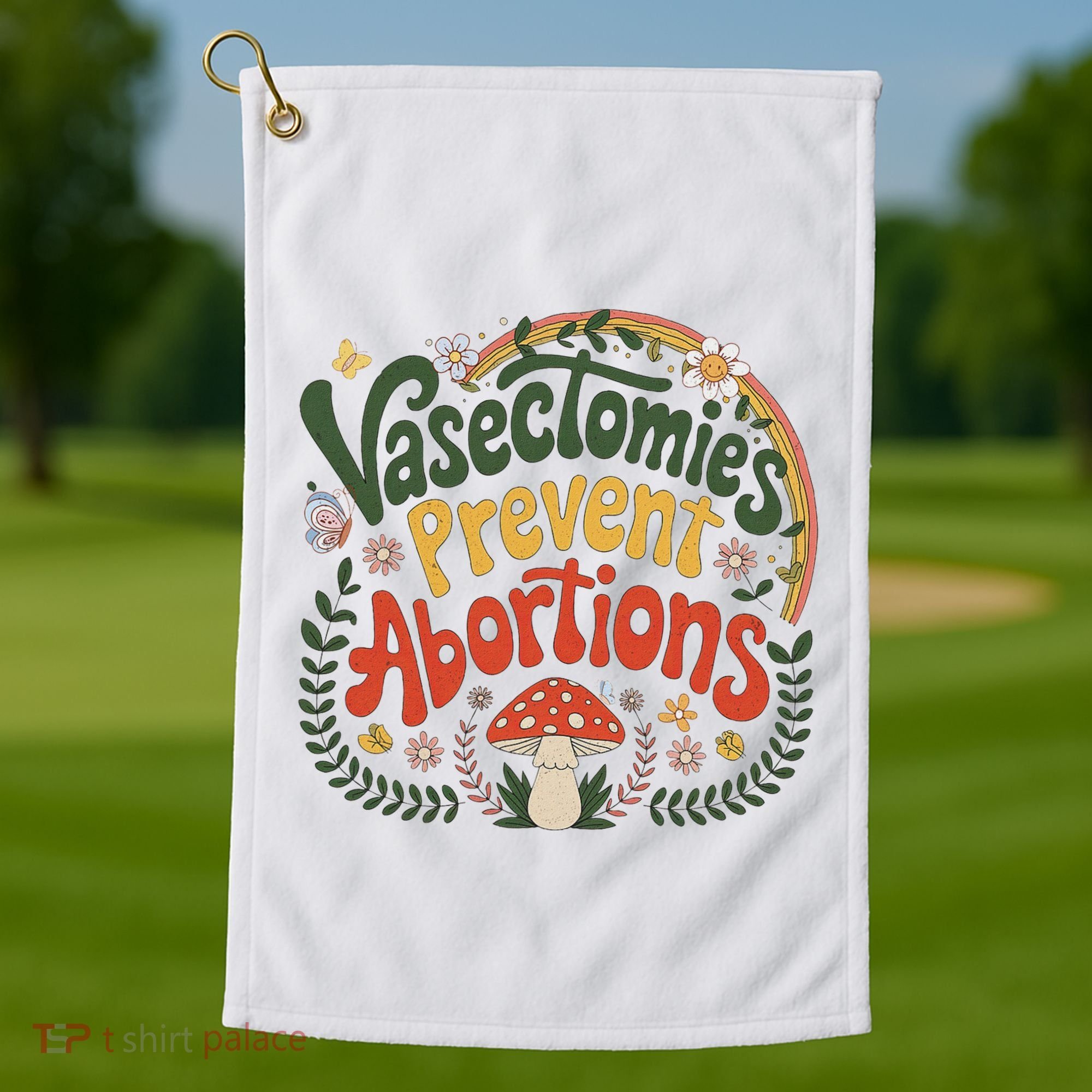 Sunset Vasectomies Prevent Abortions Vasectomy Golf Towel