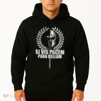 Si Vis Pacem Para Bellum Latin Wisdom Proverb Hoodie thumb 2