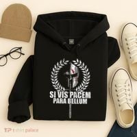 Si Vis Pacem Para Bellum Latin Wisdom Proverb Hoodie thumb 4