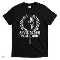 Si Vis Pacem Para Bellum Latin Wisdom Proverb T-Shirt thumb 0