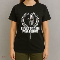 Si Vis Pacem Para Bellum Latin Wisdom Proverb T-Shirt thumb 4