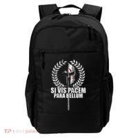 Si Vis Pacem Para Bellum Latin Wisdom Proverb Backpack thumb 0
