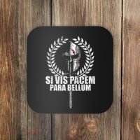 Si Vis Pacem Para Bellum Latin Wisdom Proverb Coaster thumb 0