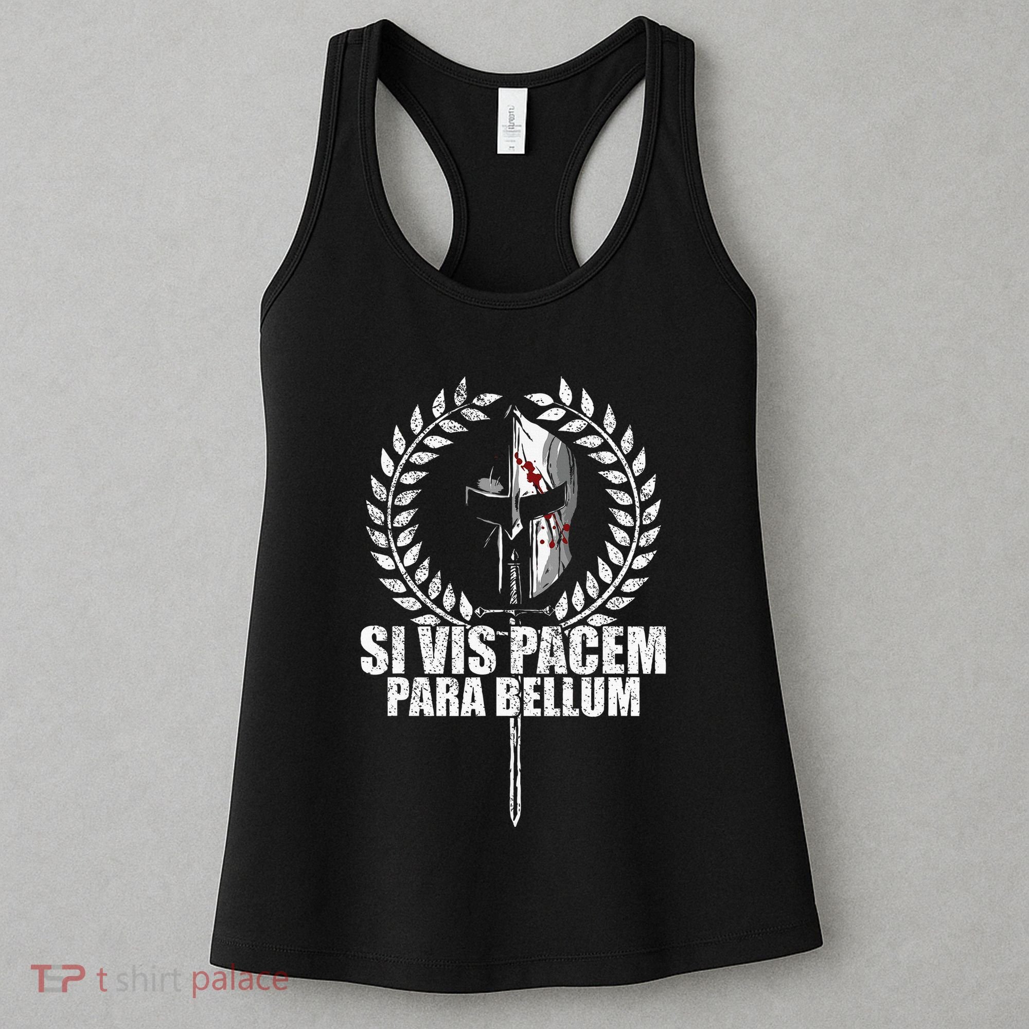 Si Vis Pacem Para Bellum Latin Wisdom Proverb Women's Tank Top