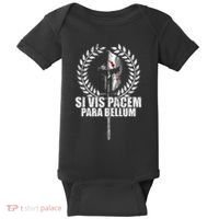 Si Vis Pacem Para Bellum Latin Wisdom Proverb Baby Bodysuit thumb 0