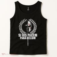Si Vis Pacem Para Bellum Latin Wisdom Proverb Tank Top thumb 2