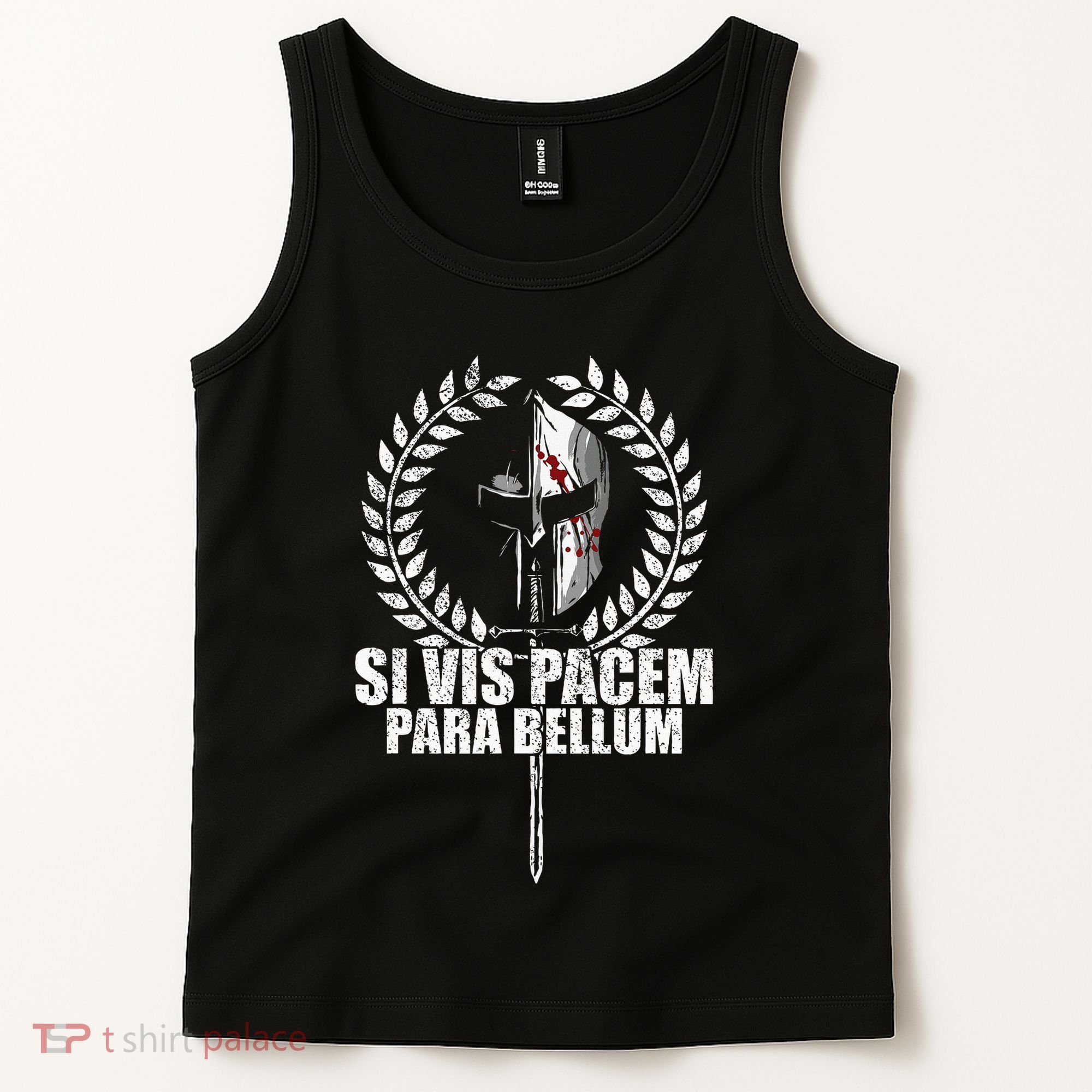 Si Vis Pacem Para Bellum Latin Wisdom Proverb Tank Top