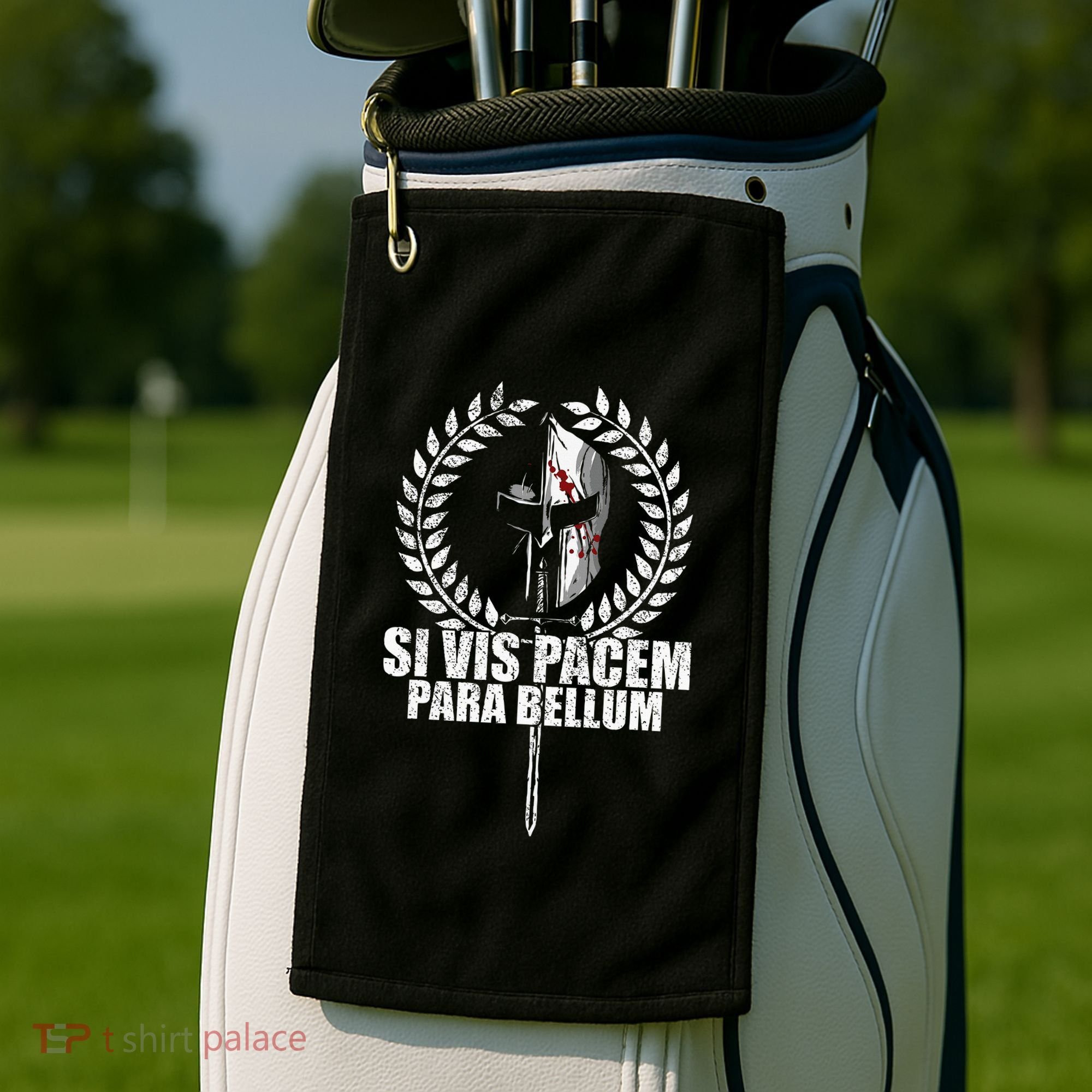 Si Vis Pacem Para Bellum Latin Wisdom Proverb Golf Towel