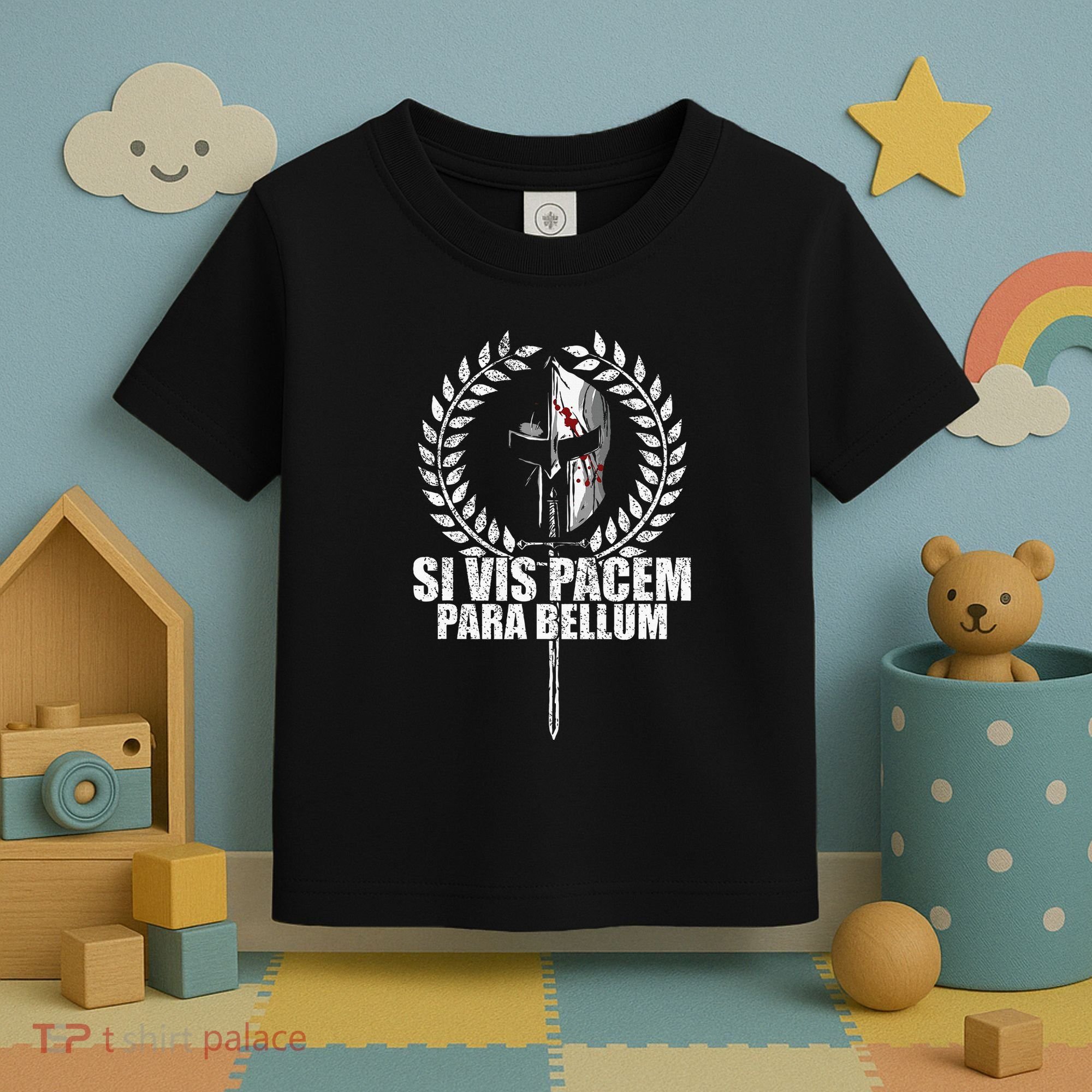 Si Vis Pacem Para Bellum Latin Wisdom Proverb Toddler T-Shirt