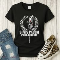 Si Vis Pacem Para Bellum Latin Wisdom Proverb Women's T-Shirt thumb 3