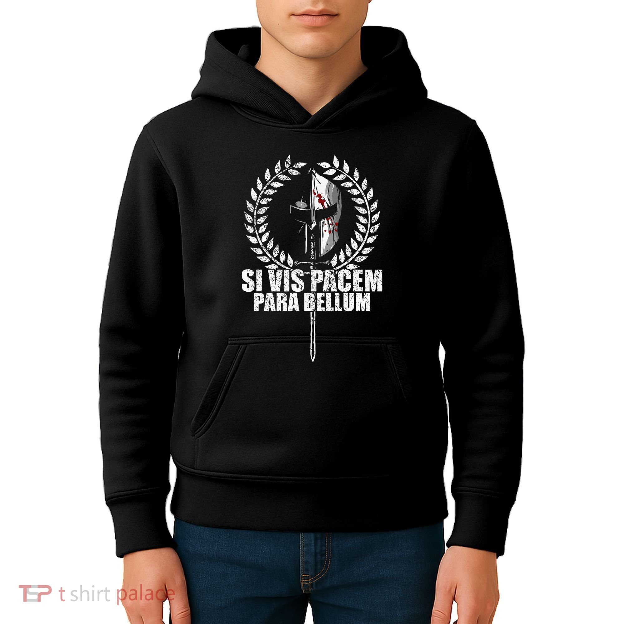 Si Vis Pacem Para Bellum Latin Wisdom Proverb Kids Hoodie