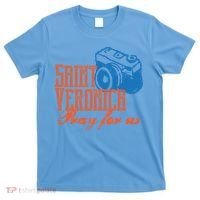 St Veronica Patron Saint Photography Photographers Catholic Cool Gift T-Shirt thumb 0