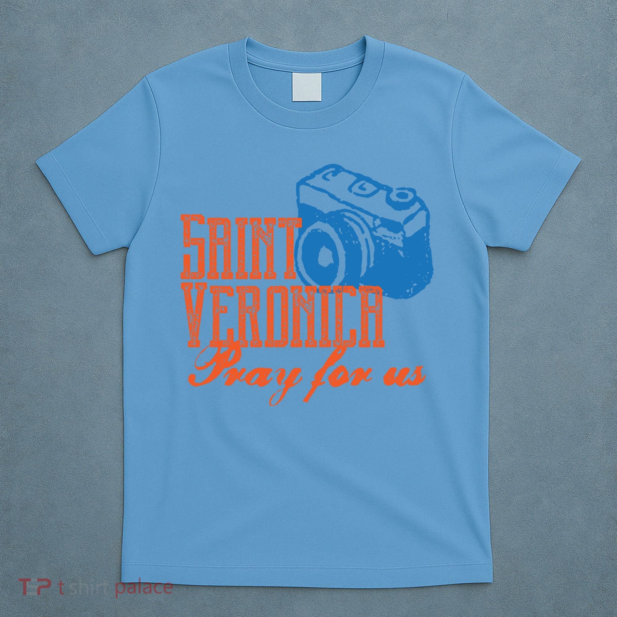 St Veronica Patron Saint Photography Photographers Catholic Cool Gift T-Shirt