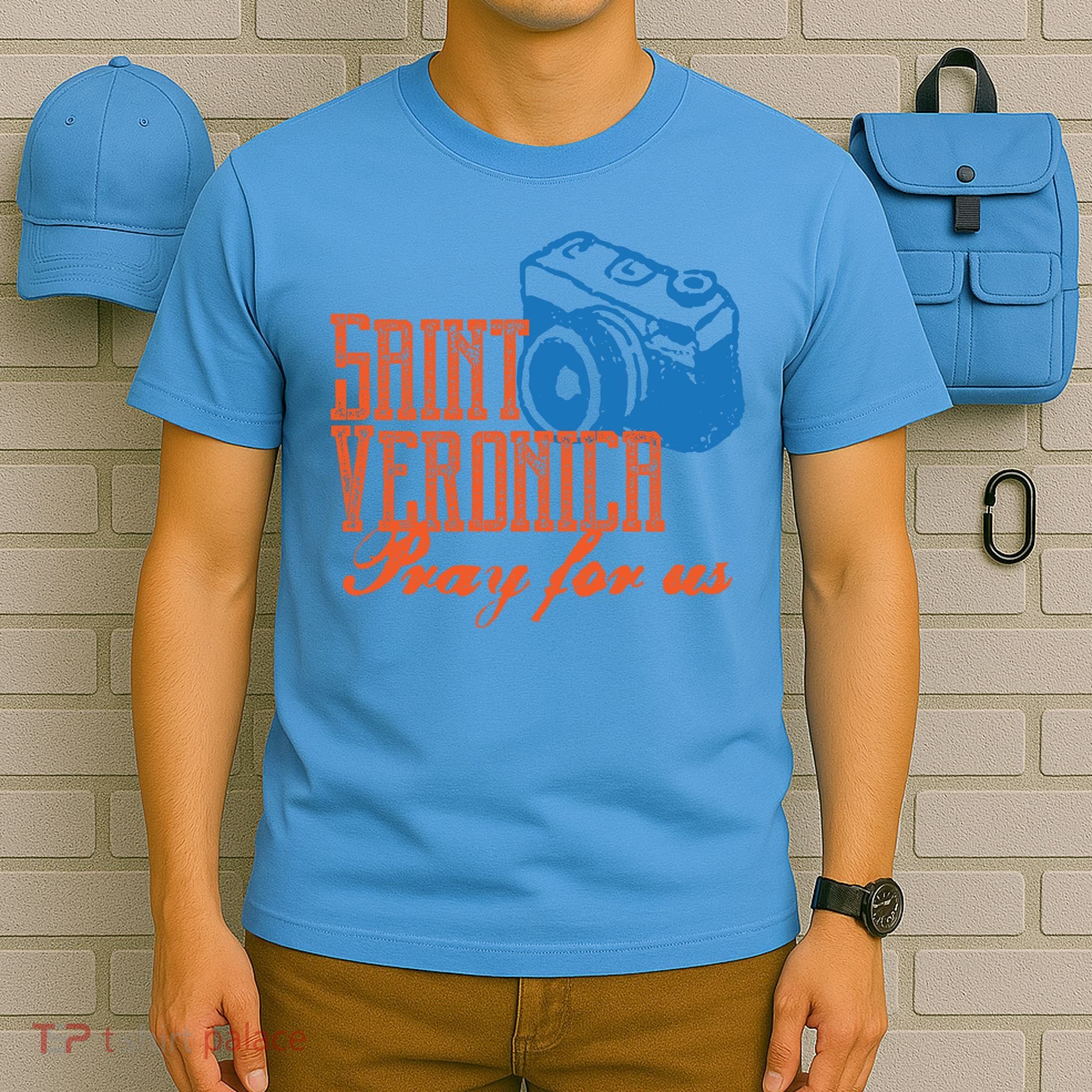 St Veronica Patron Saint Photography Photographers Catholic Cool Gift T-Shirt