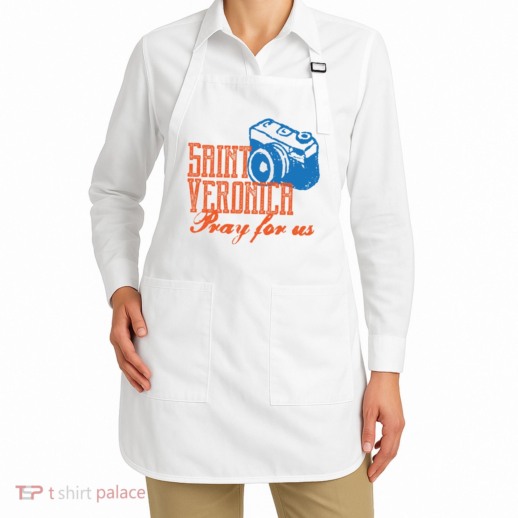 St Veronica Patron Saint Photography Photographers Catholic Cool Gift Apron