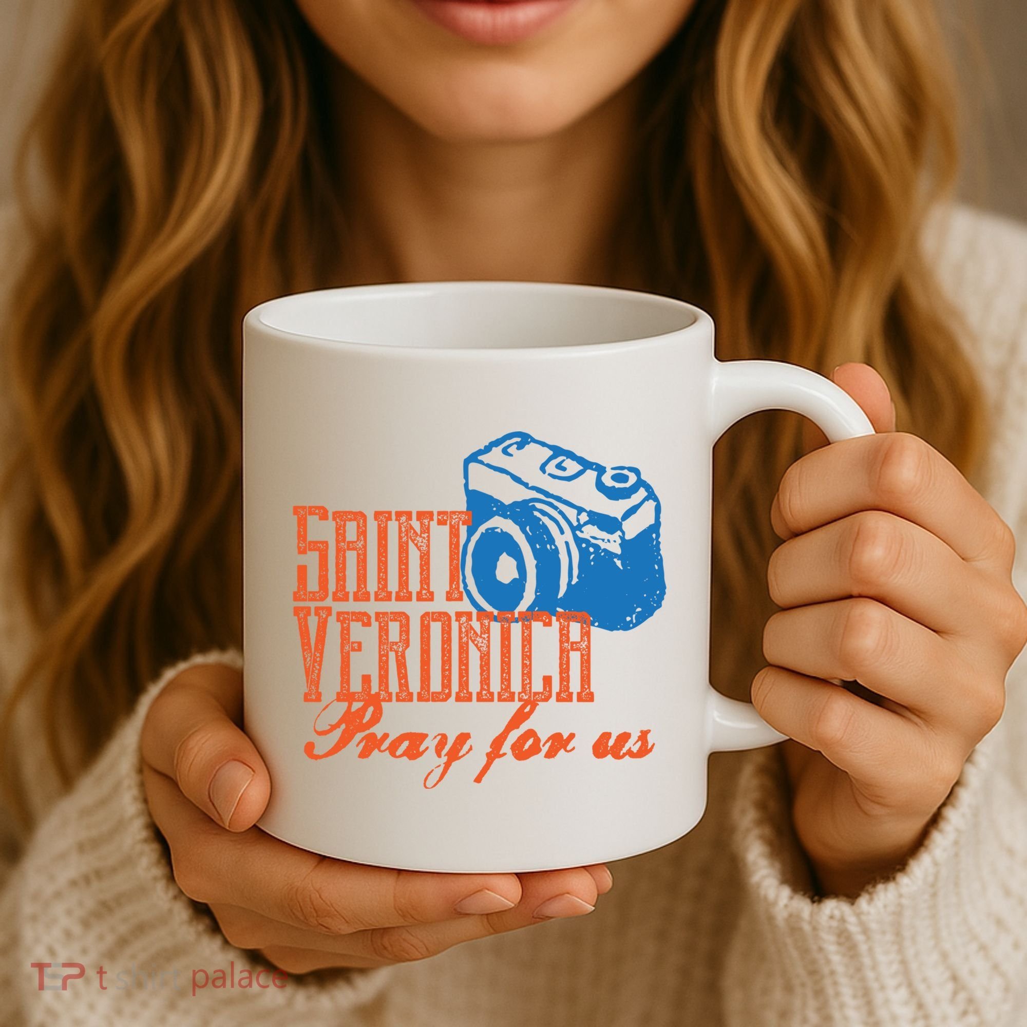 St Veronica Patron Saint Photography Photographers Catholic Cool Gift Coffee Mug