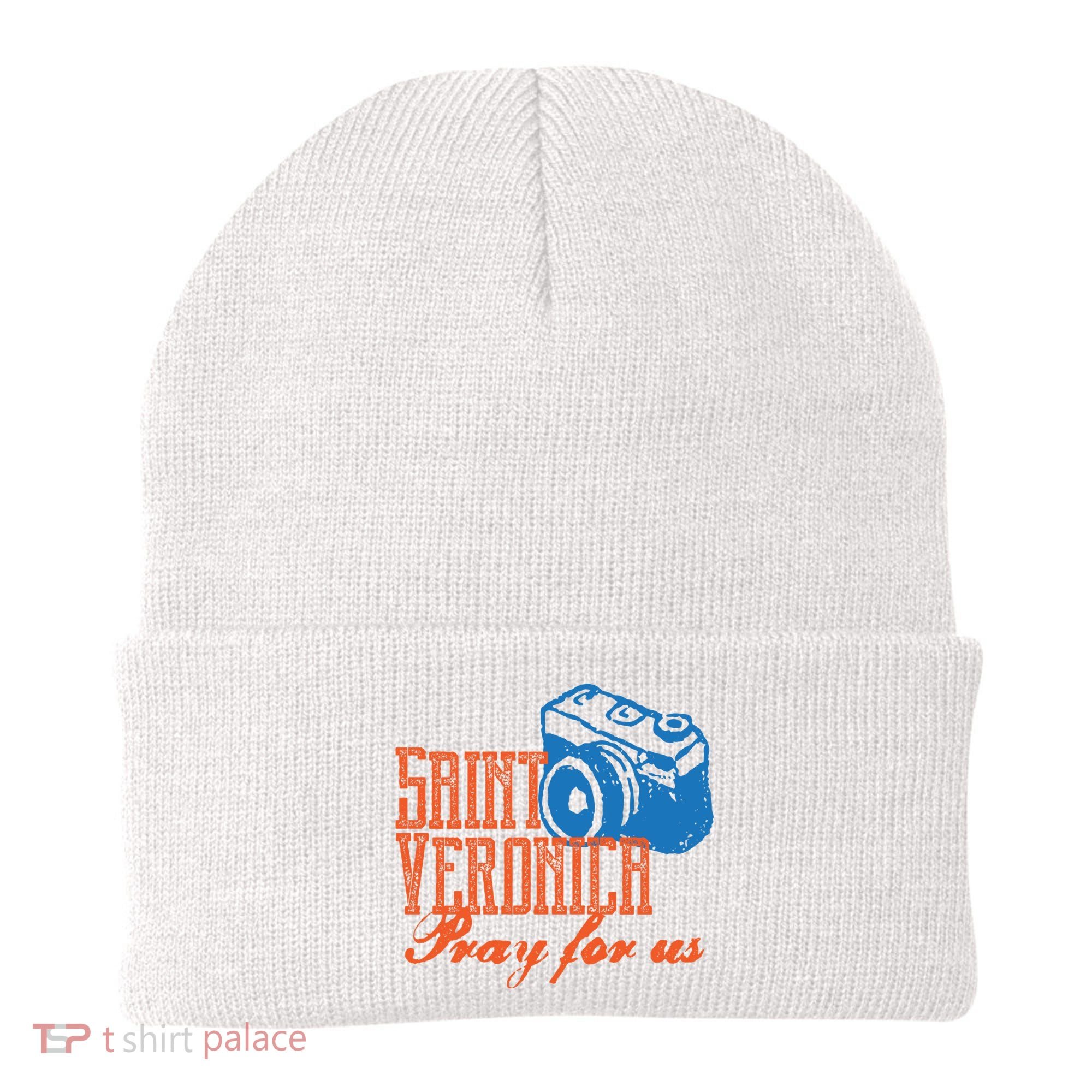 St Veronica Patron Saint Photography Photographers Catholic Cool Gift Beanie