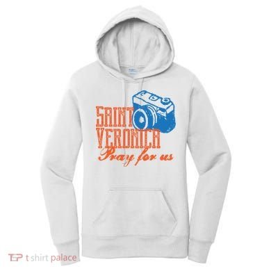 St Veronica Patron Saint Photography Photographers Catholic Cool Gift Women's Hoodie