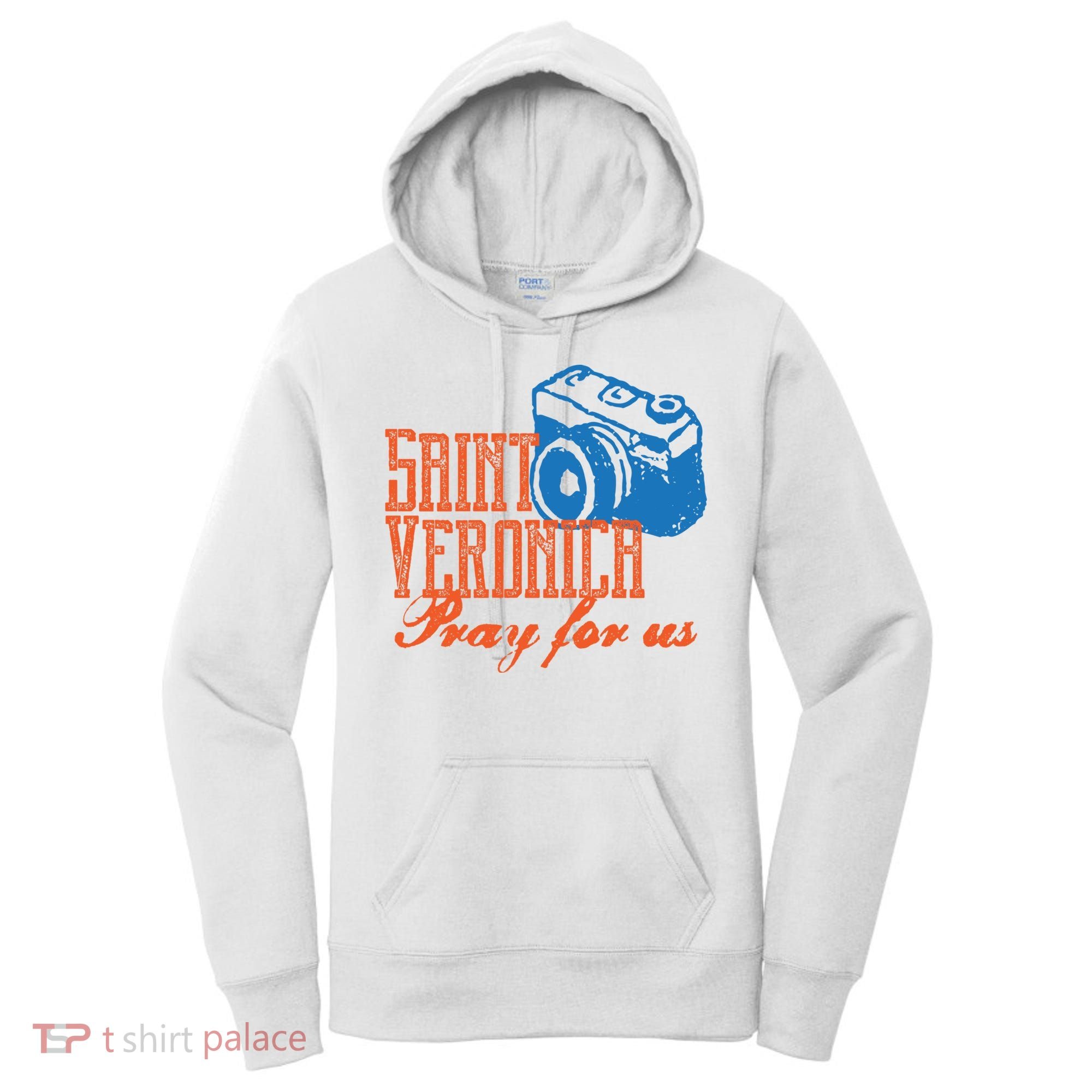 St Veronica Patron Saint Photography Photographers Catholic Cool Gift Women's Hoodie