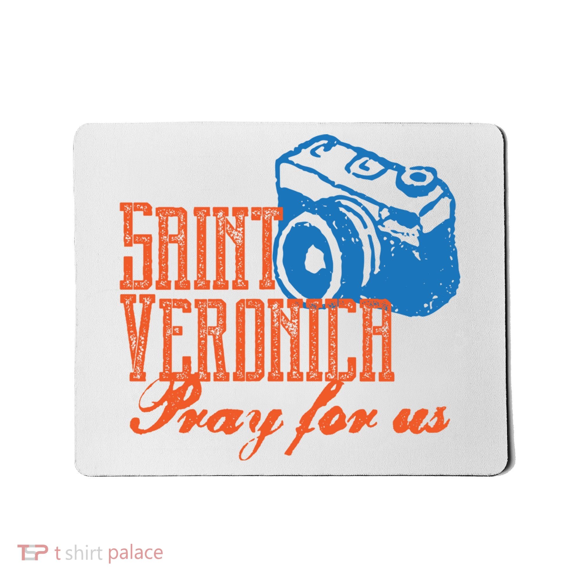 St Veronica Patron Saint Photography Photographers Catholic Cool Gift Mousepad