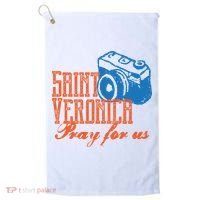 St Veronica Patron Saint Photography Photographers Catholic Cool Gift Golf Towel thumb 0