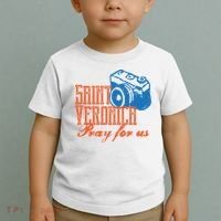 St Veronica Patron Saint Photography Photographers Catholic Cool Gift Toddler T-Shirt thumb 2