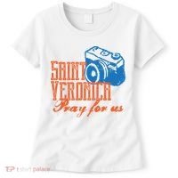 St Veronica Patron Saint Photography Photographers Catholic Cool Gift Women's T-Shirt thumb 0