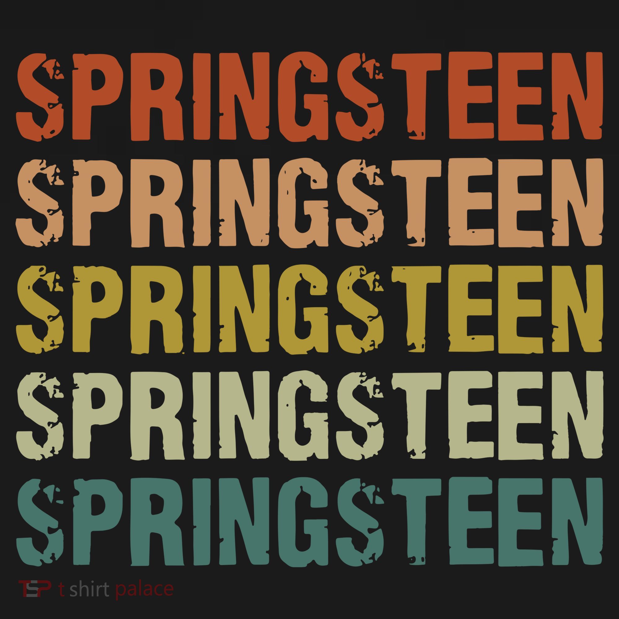 Springsteen Vintage Retro Rock Concert T-Shirt