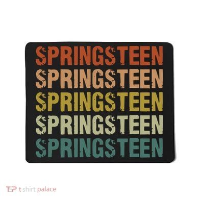 Springsteen Vintage Retro Rock Concert Mousepad