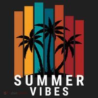 Summer Vibes Retro Palm Tree Women's Sweatshirt thumb 2