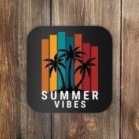 Summer Vibes Retro Palm Tree Coaster thumb 0