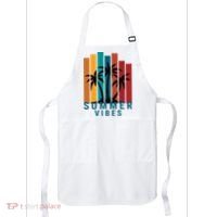 Summer Vibes Retro Palm Tree Apron thumb 0