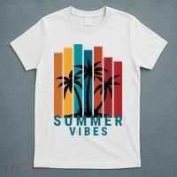 Summer Vibes Retro Palm Tree T-Shirt thumb 5