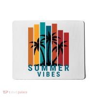 Summer Vibes Retro Palm Tree Mousepad thumb 0