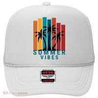 Summer Vibes Retro Palm Tree Hat thumb 0