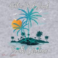 Summer Vacation Retro South Carolina Hilton Head Island Gift Women's Sweatshirt thumb 2