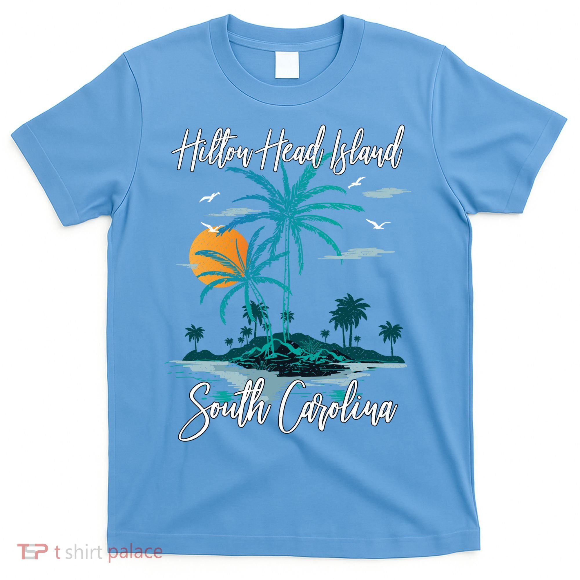 Summer Vacation Retro South Carolina Hilton Head Island Gift T-Shirt
