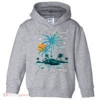 Summer Vacation Retro South Carolina Hilton Head Island Gift Toddler Hoodie thumb 0
