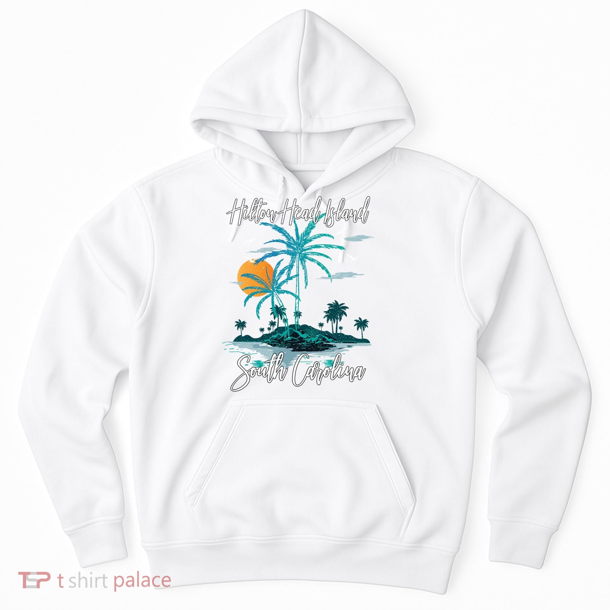 Summer Vacation Retro South Carolina Hilton Head Island Gift Hoodie