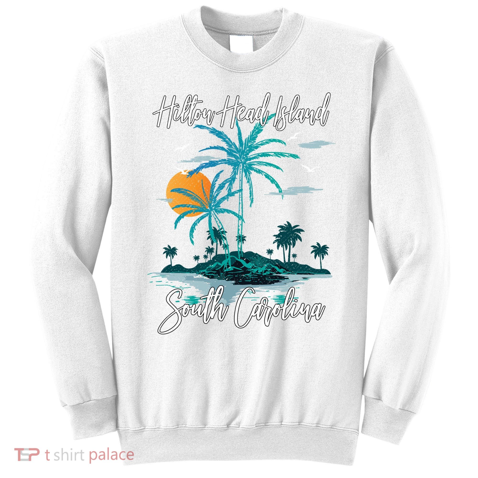 Summer Vacation Retro South Carolina Hilton Head Island Gift Sweatshirt
