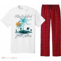 Summer Vacation Retro South Carolina Hilton Head Island Gift Pajama Set thumb 0