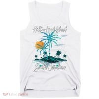 Summer Vacation Retro South Carolina Hilton Head Island Gift Tank Top thumb 0