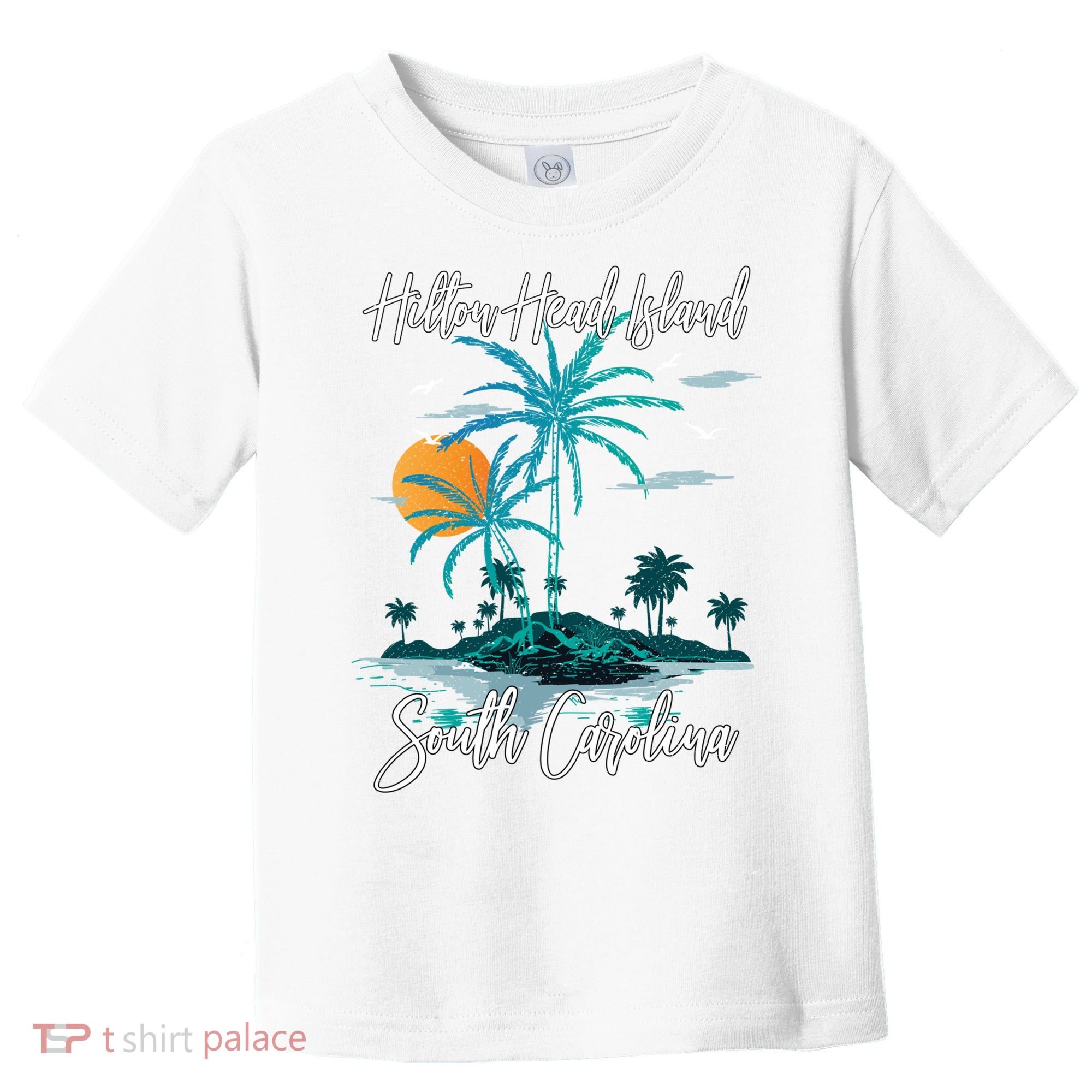 Summer Vacation Retro South Carolina Hilton Head Island Gift Toddler T-Shirt